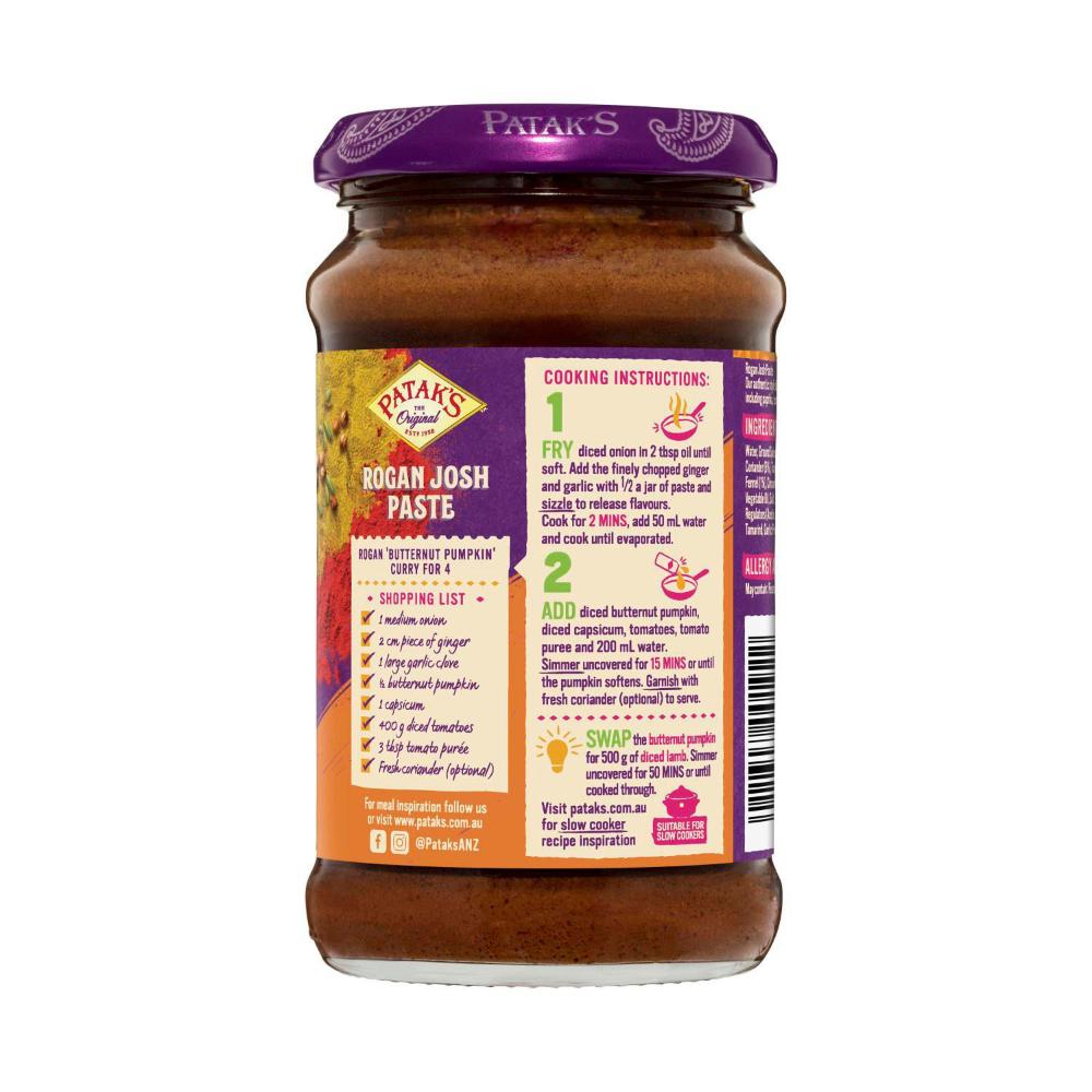 Patak's Rogan Josh Curry Paste Medium - 283g
