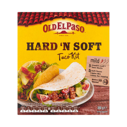 Old El Paso Mexican Style Hard N Soft Taco Kit - 350g