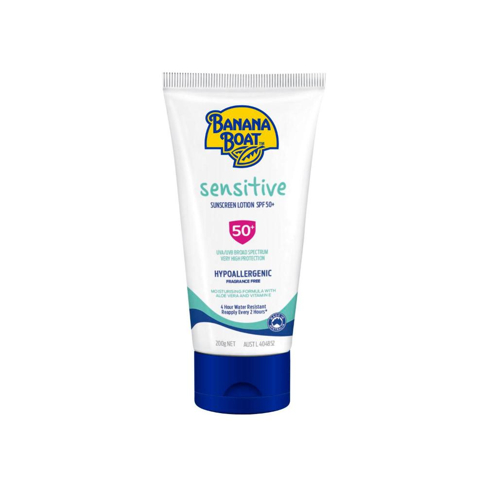 Banana Boat SPF 50+ Sunscreen Sensitive - 200g