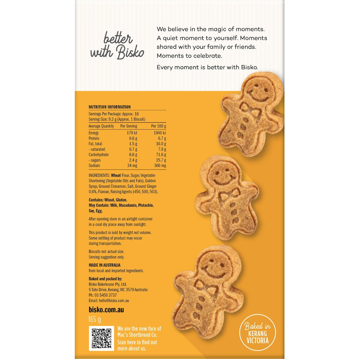 Bisko Bakehouse Gingerbread Mini People 165g