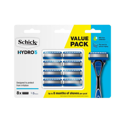 Schick Hydro 5 Razor Blades - 8 pack