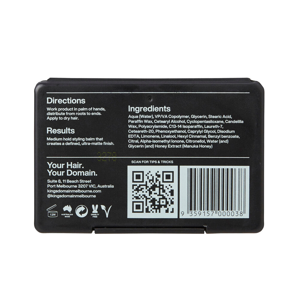 Kings Domain Melbourne Matte Balm - 85g