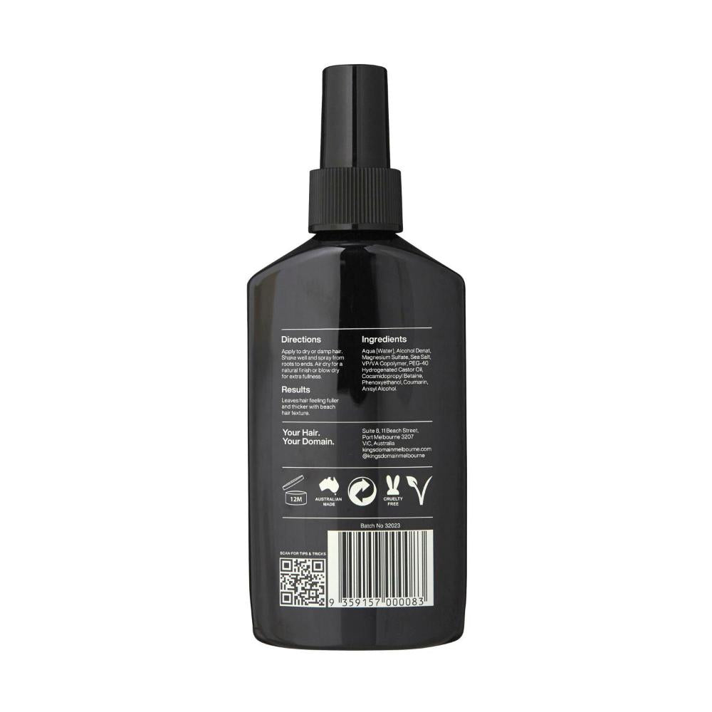 Kings Domain Melbourne Sea Salt Texture Spray - 200mL
