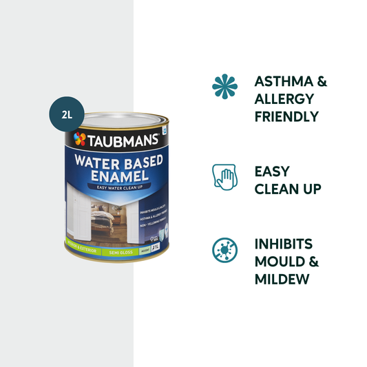 Taubmans Accent Semi Gloss Water Based Enamel Paint - 2L