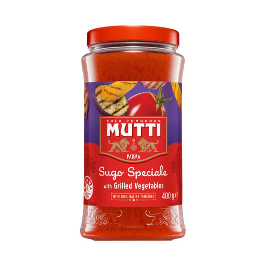 Mutti Sugo Speciale Grilled Vegetables - 400g