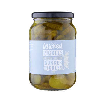 Wicked Burger Pickles - 500g
