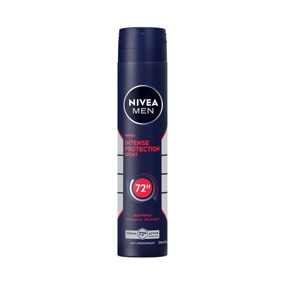 Nivea Men Aerosol Deodorant Intense Protection Sport - 250mL