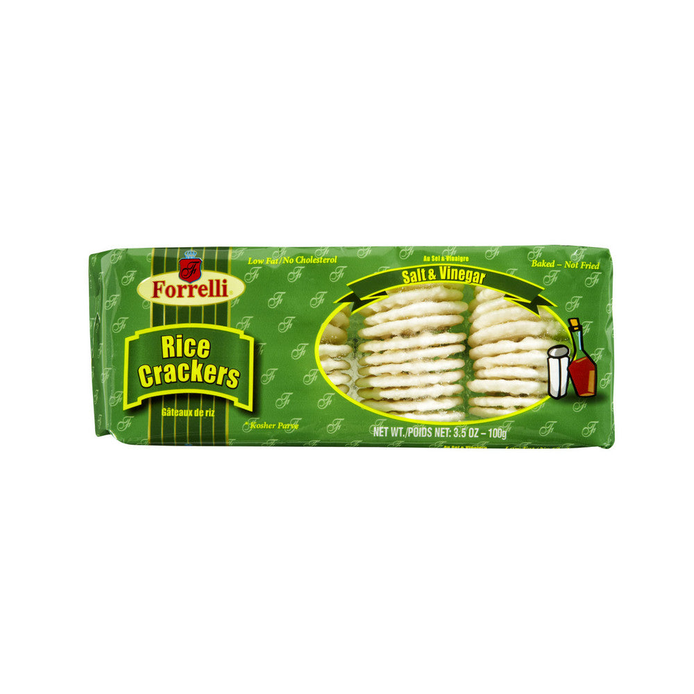 Forelli Salt & Vinegar Rice Crackers - 100g