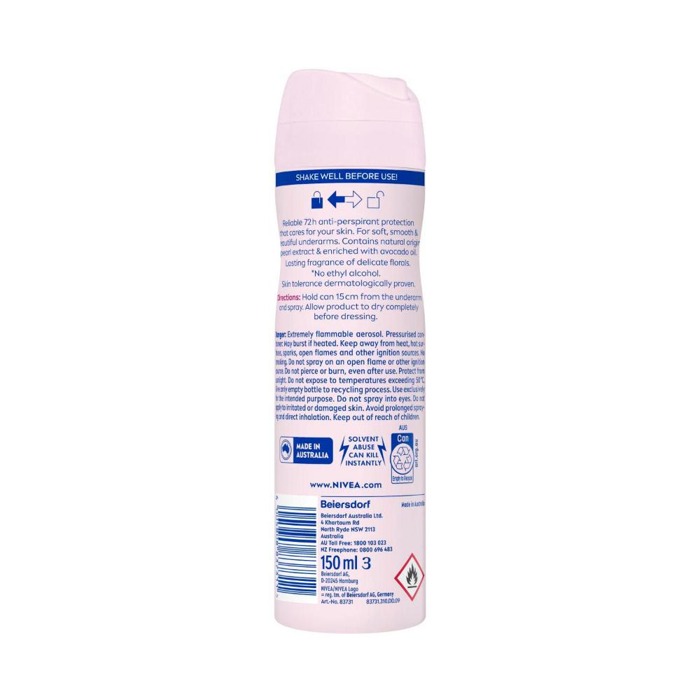 Nivea Pearl & Beauty Aerosol Antiperspirant Deodorant - 150mL