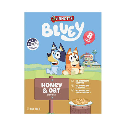 Arnott's Multipack Bluey Honey Oat Biscuits - 168g