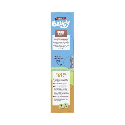 Arnott's Multipack Bluey Honey Oat Biscuits - 168g
