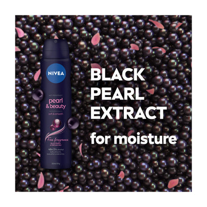 Nivea Deo Aero Female Pearl And Beauty Fine Fragrance Black Pearls - 250mL