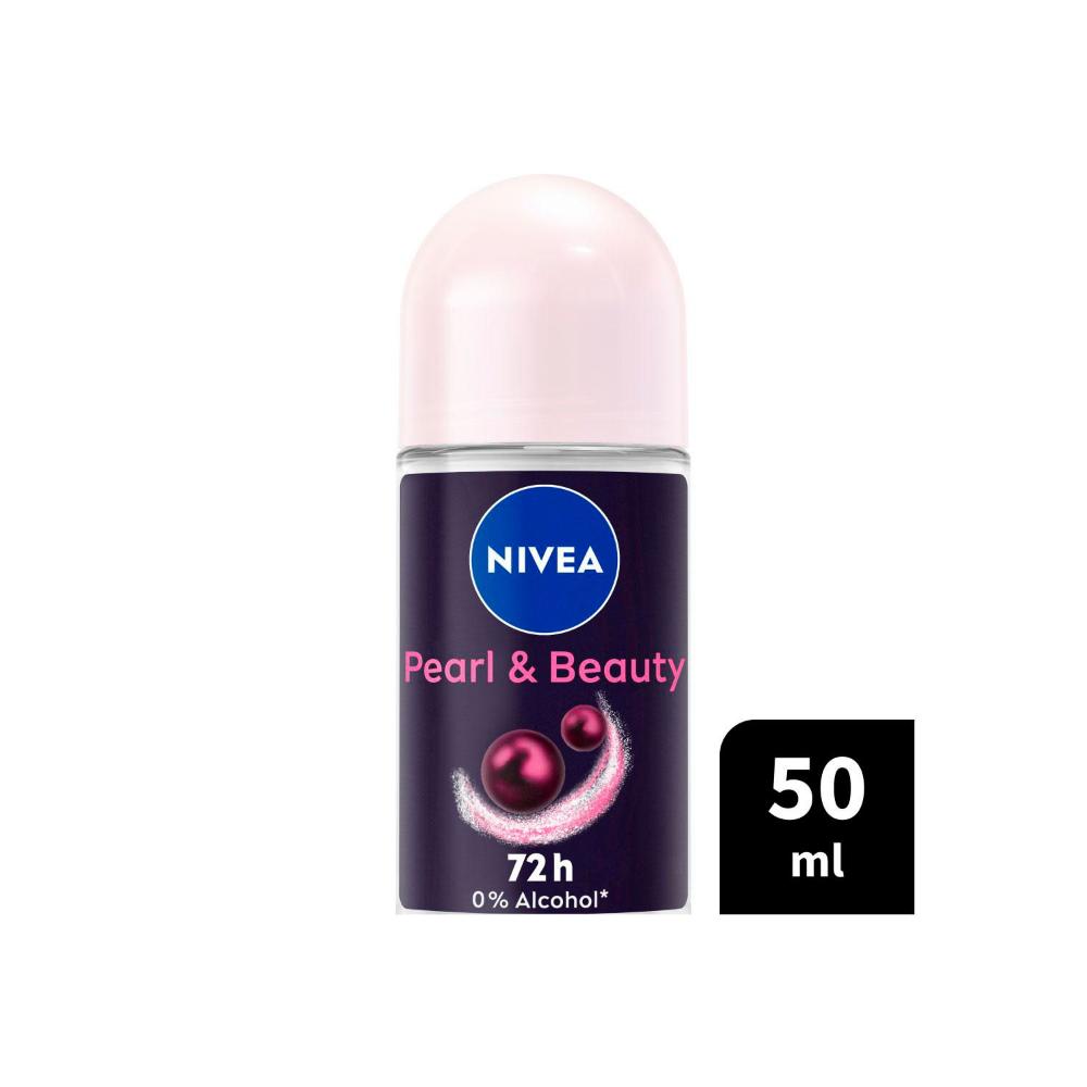 Nivea Deo Roll On Female Pearl And Beauty Fine Fragrance Black Pearls - 50mL