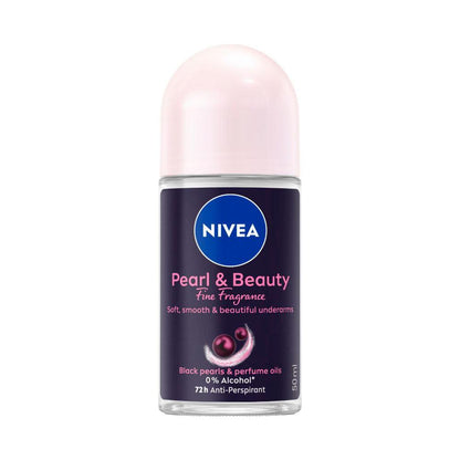 Nivea Deo Roll On Female Pearl And Beauty Fine Fragrance Black Pearls - 50mL