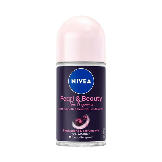 Nivea Deo Roll On Female Pearl And Beauty Fine Fragrance Black Pearls - 50mL