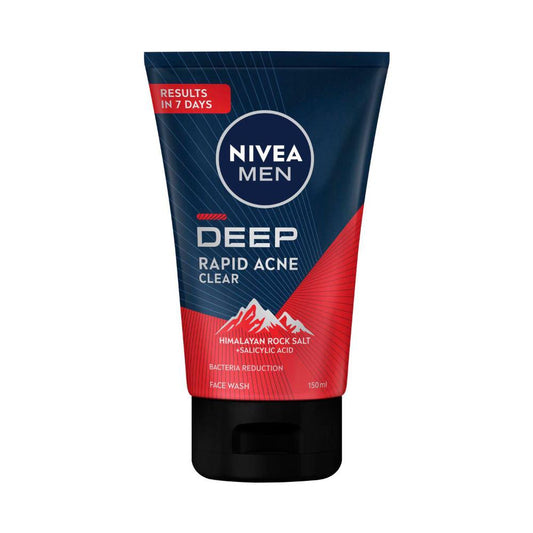 Nivea Men Deep Rapid Acne ear Face Wash - 150mL