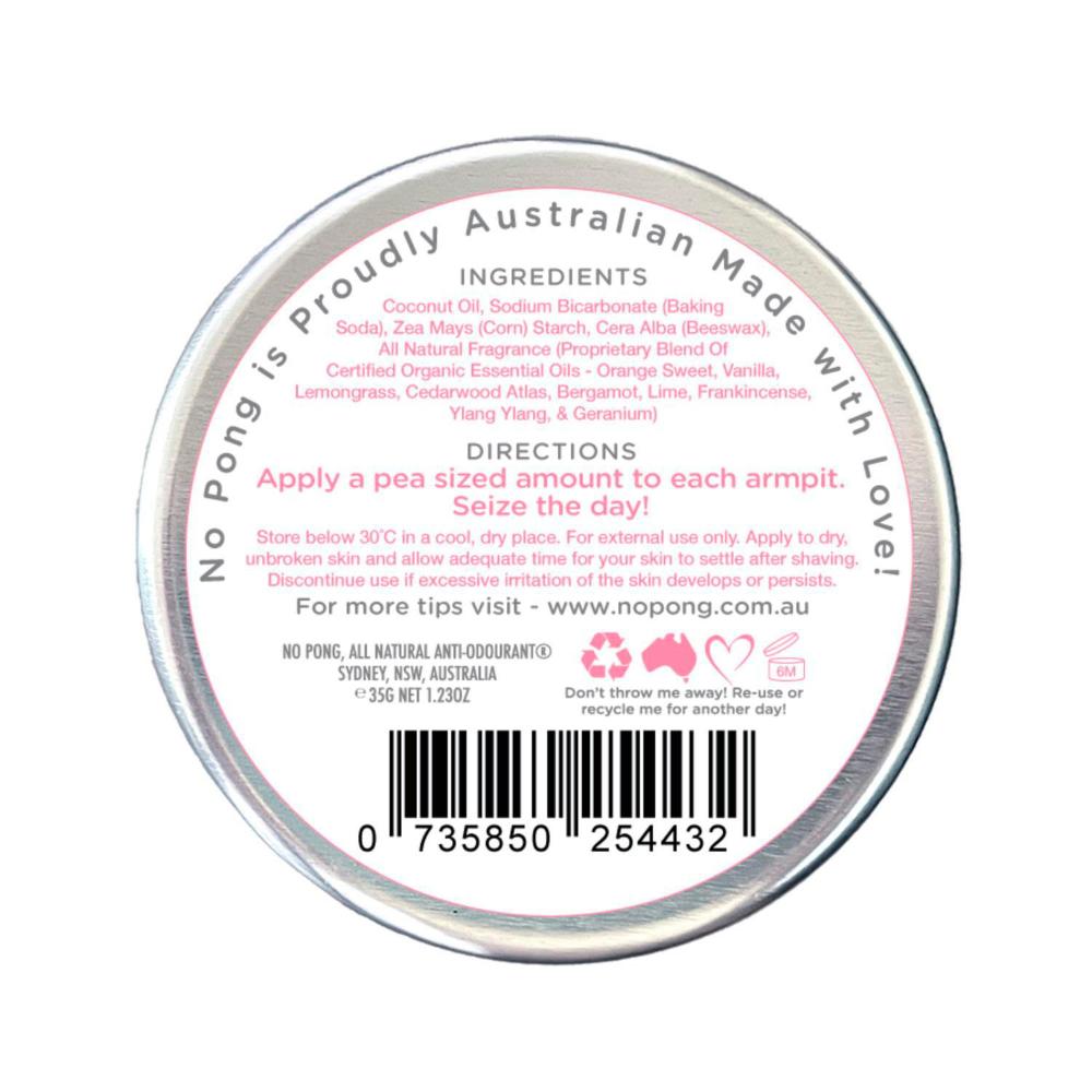 No Pong Deodorant All Natural Cream Original - 35g
