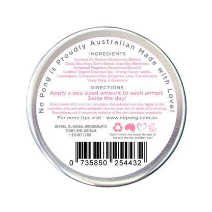 No Pong Deodorant All Natural Cream Original - 35g
