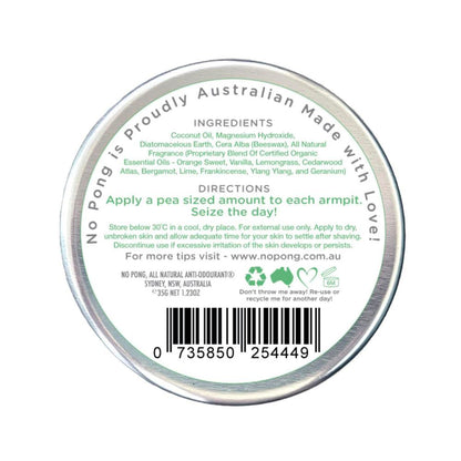 No Pong Deodorant All Natural Cream Bi-carb Free - 35g