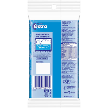 Extra Peppermint Sugar Free Chewing Gum 81g