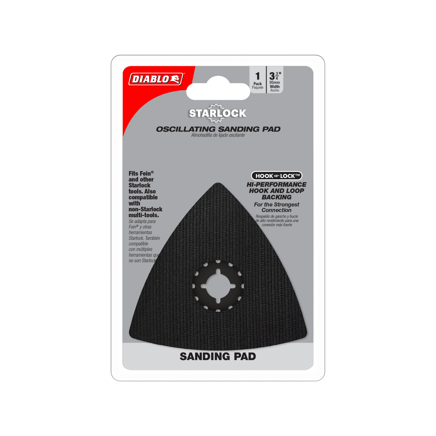 Diablo Starlock Multi Tool Sanding Pad - 93 x 93mm