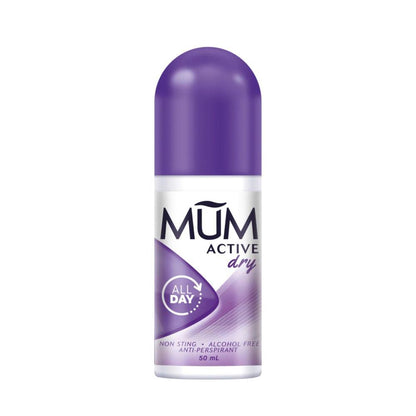 Mum Dry Anti-perspirant Active All Day Roll On Deodorant - 50mL