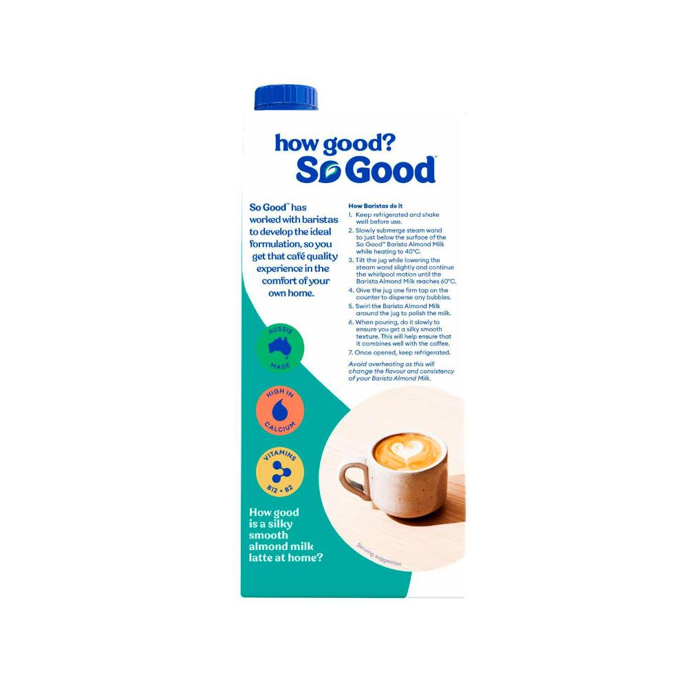Sanitarium So Good Almond Barista Uht Milk - 1L