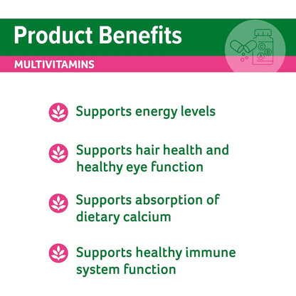 Cenovis Women's Multivitamin Capsules Multi Vitamin For Energy 50 Pack