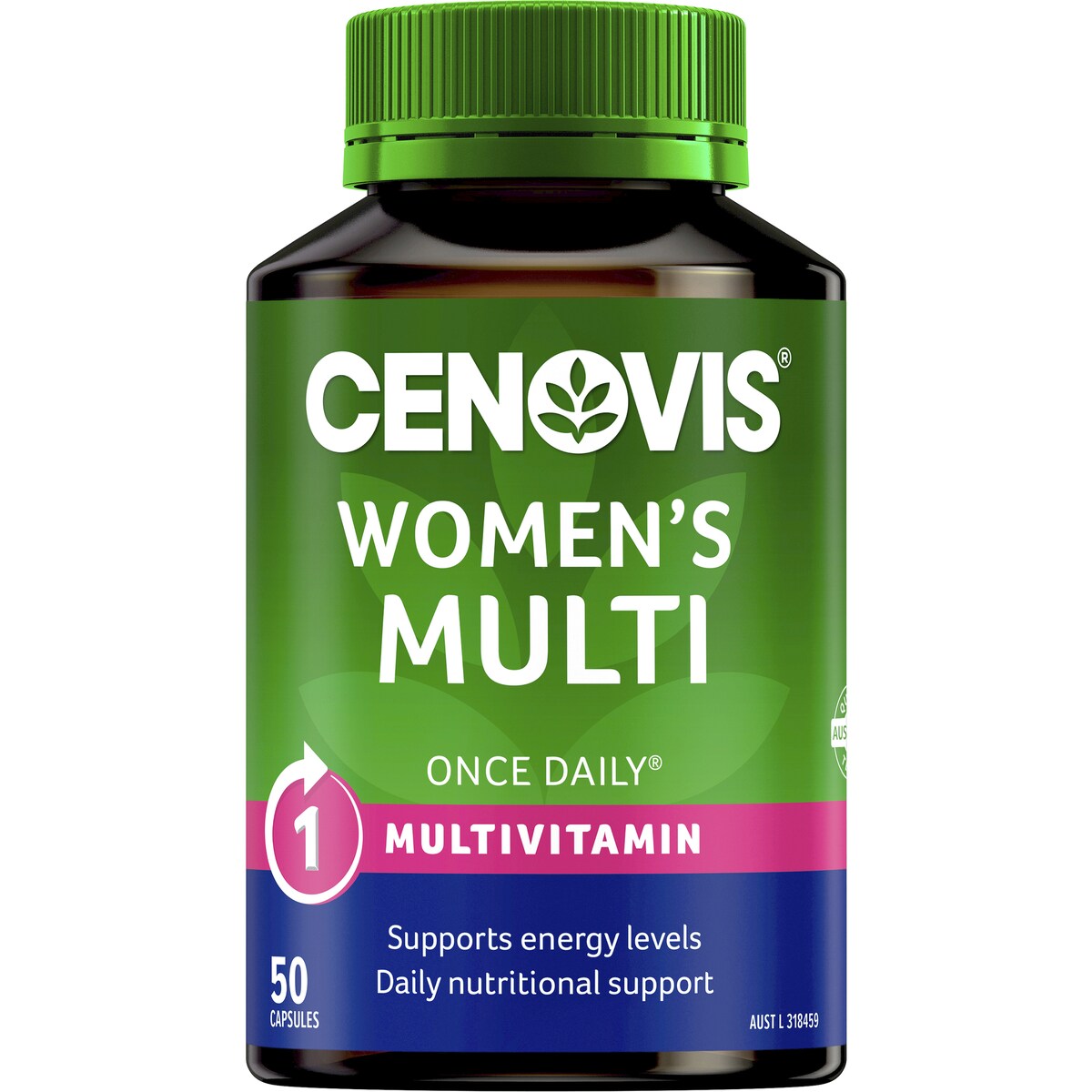 Cenovis Women's Multivitamin Capsules Multi Vitamin For Energy 50 Pack