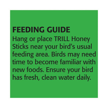Trill Honey Sticks For Budgies & Cockatiels Bird Treat - 105g