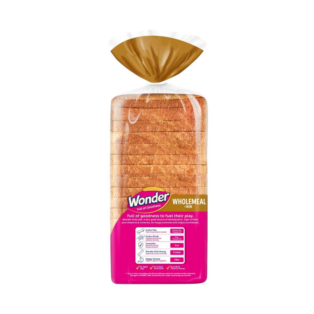 Wonder Bread Wholemeal Plus Iron - 700g