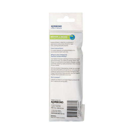 Korbond White Hank Elastic - 1 each