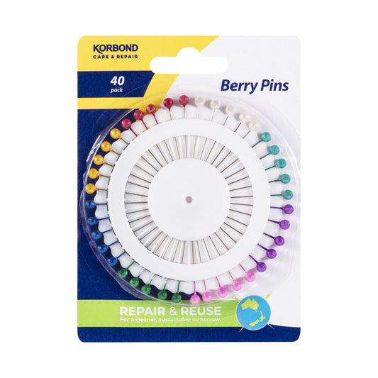Korbond Plastic Tipped Berry Pins - 1 pack