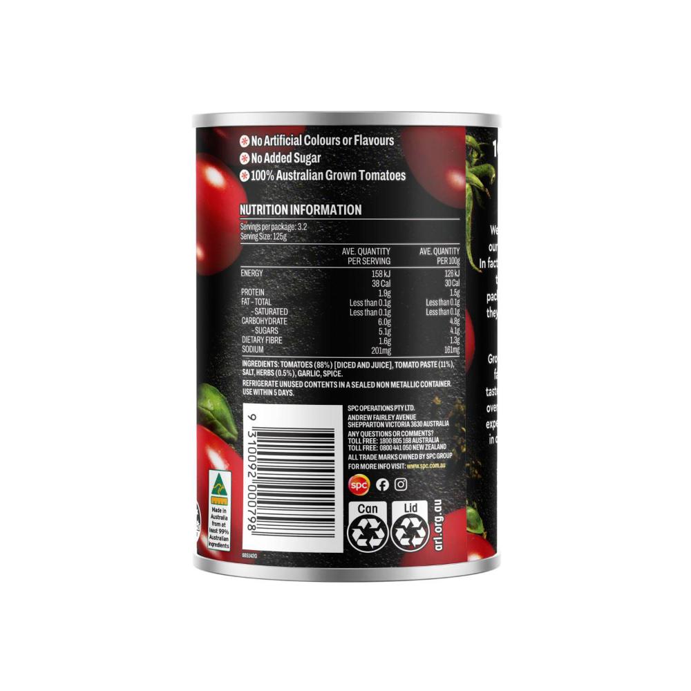Ardmona Rich & Thick Tomatoes With Herbs - 410g