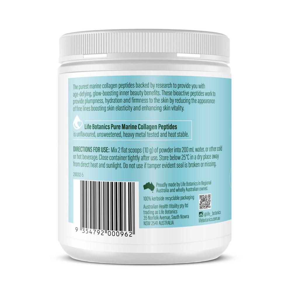 Life Botanics Marine Collagen Unflavoured Powder - 150g