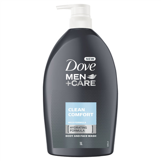 Dove Men+care Clean Comfort Body & Face Wash 1l
