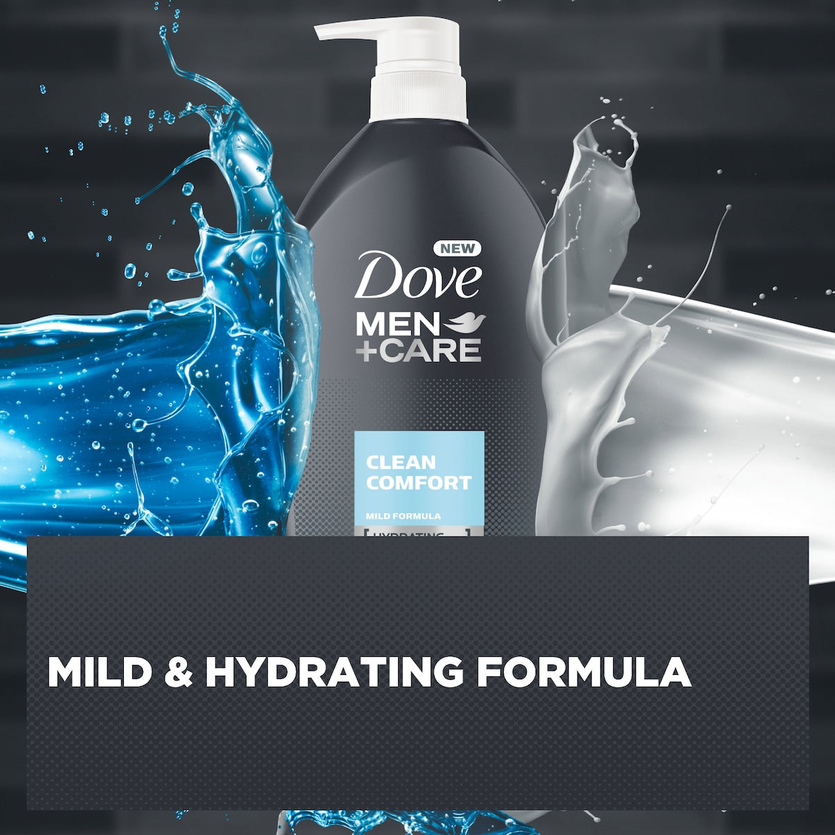 Dove Men+care Body & Face Wash Clean Comfort 1l