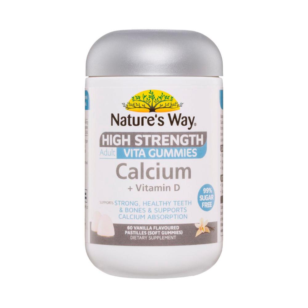 Nature's Way High Strength Adult Vita Gummies Calcium + Vitamin D - 60 Pack