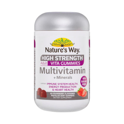 Nature's Way High Strength Adult Vita Gummies Multi +minerals - 65 Pack