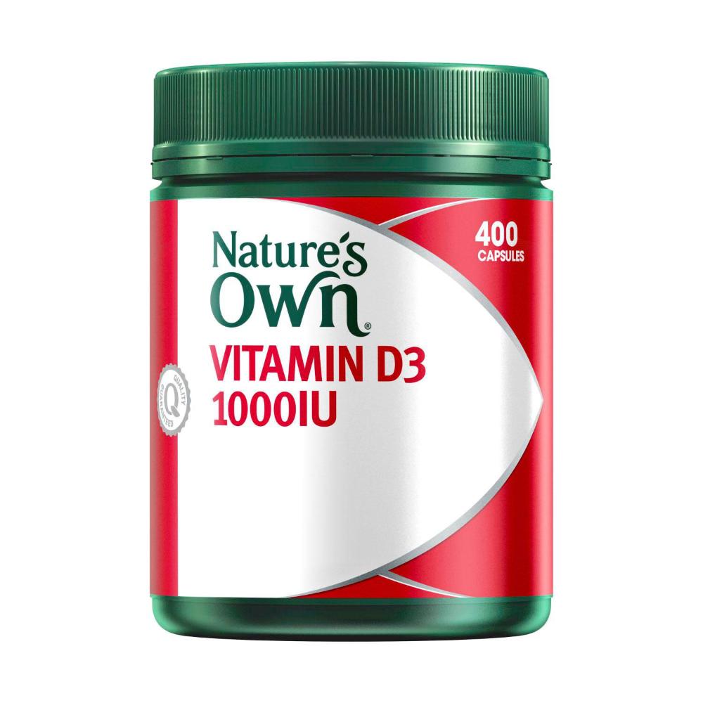 Nature's Own Vitamin D 1000iu Tablets D3 For Bone Health - 400 pack