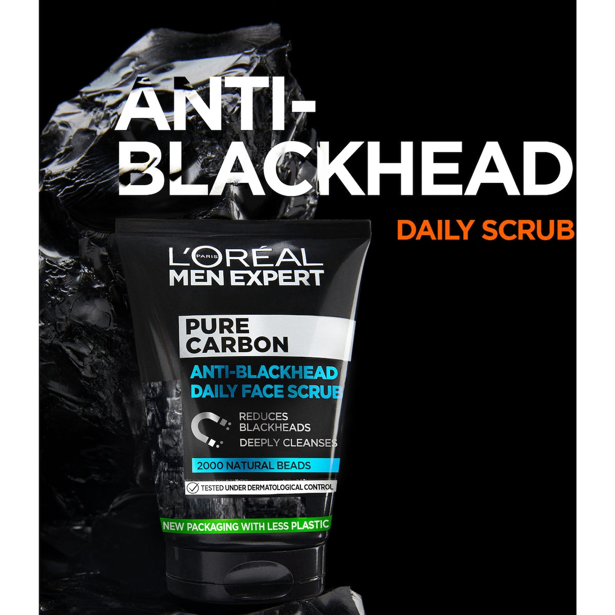 Loreal Paris Men Expert Pure Charcoal Scrub 100ml