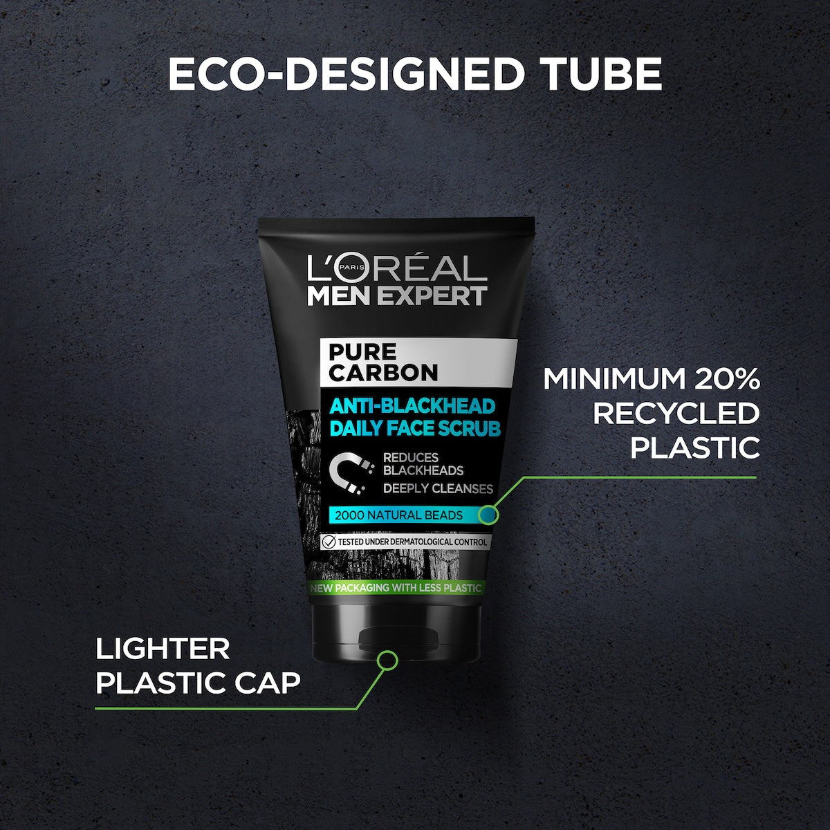 Loreal Paris Men Expert Pure Charcoal Scrub 100ml