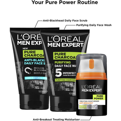 Loreal Paris Men Expert Pure Charcoal Scrub 100ml