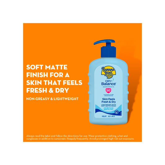 Banana Boat Dry Balance Spf50+ Sunscreen - 400g