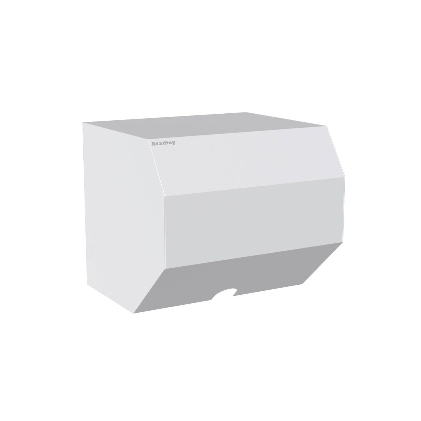 Bradley White Contemporary Series Towel Dispenser - 300 x 600mm