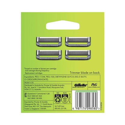 Gillette Labs Razor Blades Refills - 4 Pack