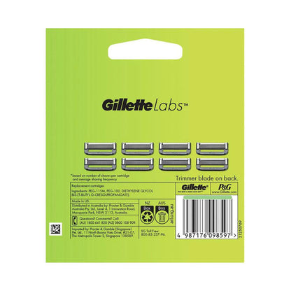 Gillette Labs Razor Blades Refills - 8 pack