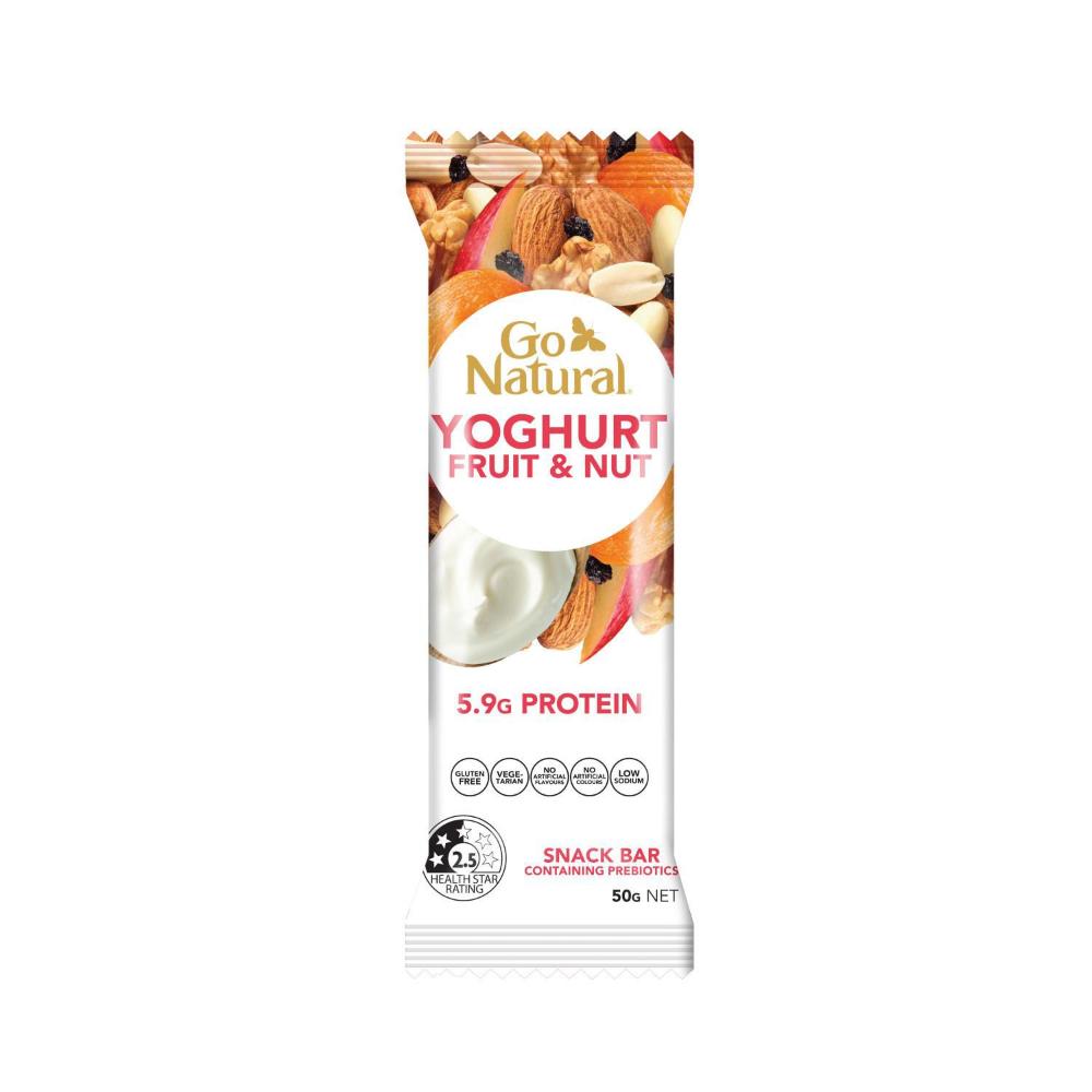 Go Natural Yoghurt Fruit & Nut Delight Bar - 50g