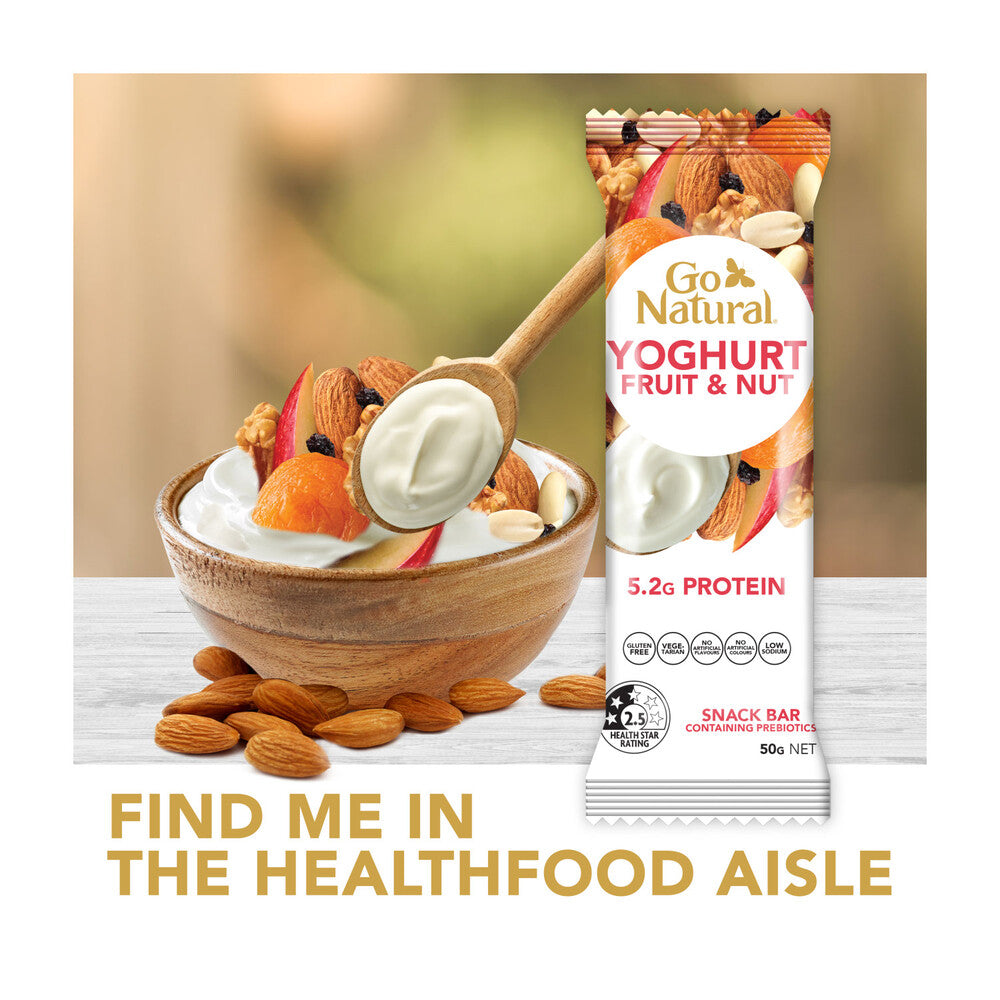 Go Natural Yoghurt Fruit & Nut Delight Bar - 50g