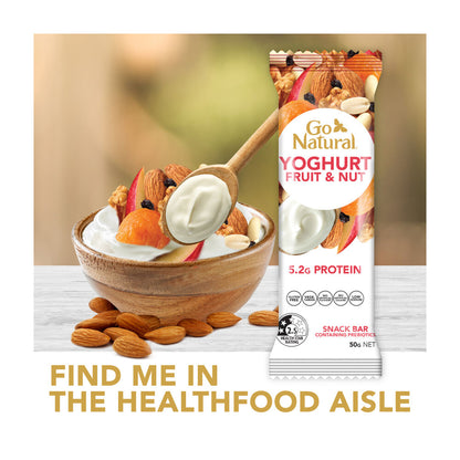 Go Natural Yoghurt Fruit & Nut Delight Bar - 50g